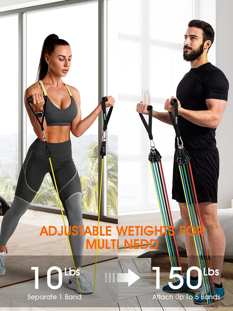 150lb/68kg Fitness Resistance Bands